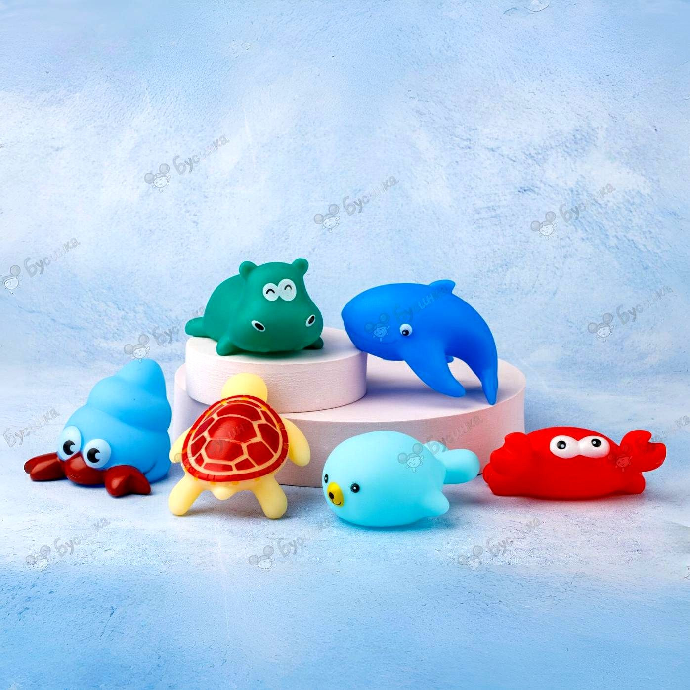 166 Набор игрушек для купания , 6 шт